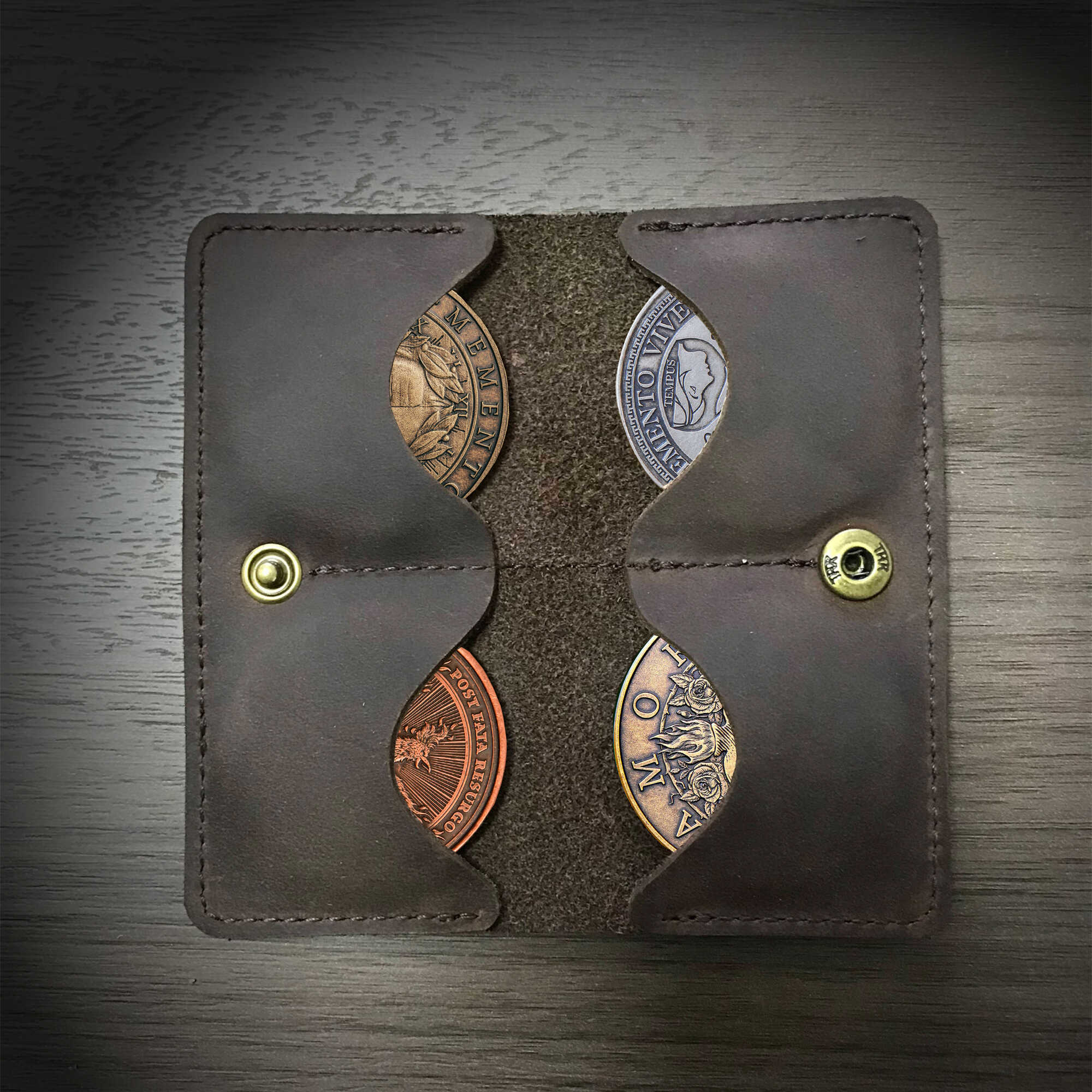 Pouch for 4 EDC Reminder Coins