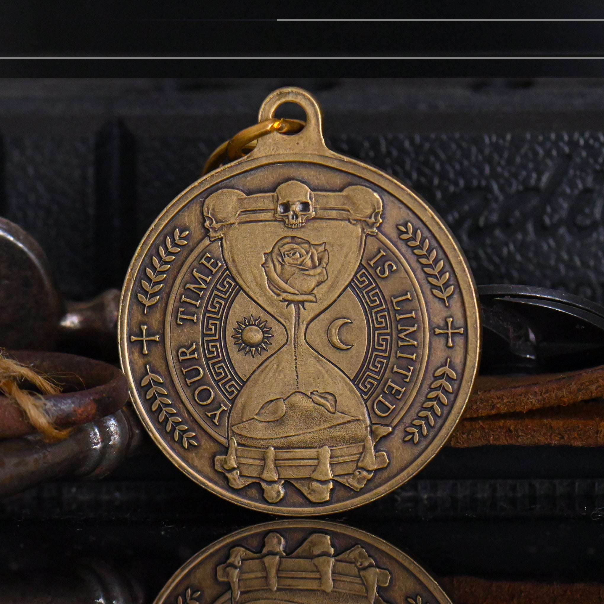 Memento Mori Key Tag