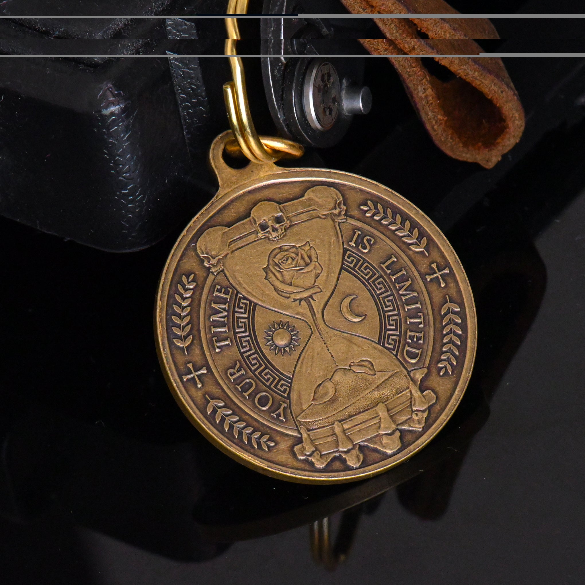 Memento Mori Key Tag