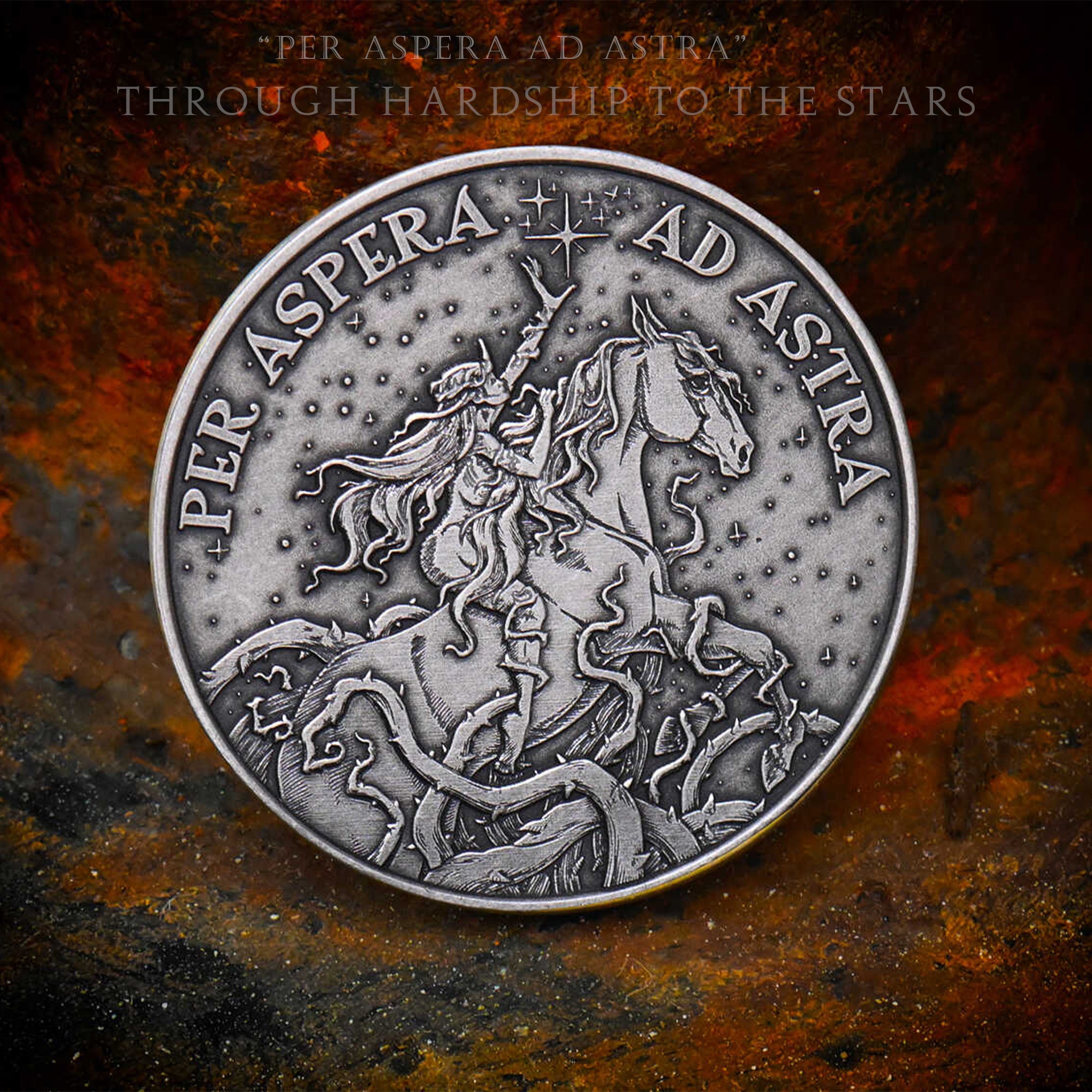 Per Aspera Ad Astra Coin